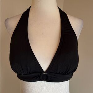 Micheal Kors Black Halter Bikini Top size M
